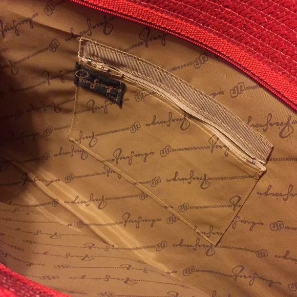 Vintage Pier Giorgio red woven bag - Picture 5 of 7